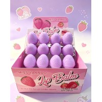 7MA-MY004  CAJA LIP BALM FRESA MORADO X24