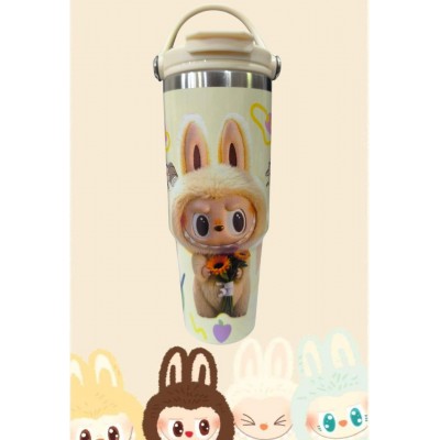 4TB-4039 TERMO DE ACERO INOXIDABLE DE LABUBU SOYMILK 900ML 