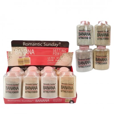 6MA-8067 POLVO SUELTO BANANA ROMANTIC SUNDAY X 12PCS 