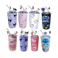 P14-069 TERMO CON PITILLO DE ACERO INOXIDABLE DE SANRIO #B 450 ML