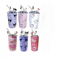 P14-069 TERMO CON PITILLO DE ACERO INOXIDABLE DE SANRIO #B 450 ML
