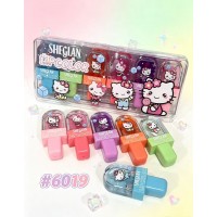 8MA-6019 BRILLO LABIAL SHEGLAM DE HELLO KITTY CON FORMA DE PALETA X6 PCS 8MA-6019 BRILLO LABIAL SHEGLAM DE HELLO KITTY CON FORMA DE PALETA X6 PCS