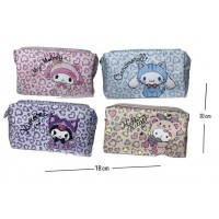 2BB-2035 PORTACOSMETICOS ANIMAL PRINT DE SANRIO CUADRADO 