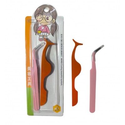 2MA-0018 DUO DE PINZA PARA PESTAÑAS 