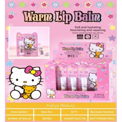 8MA-95165 BALSAMO LABIAL HIDRATANTE DE HELLO KITTY 24 PCS
