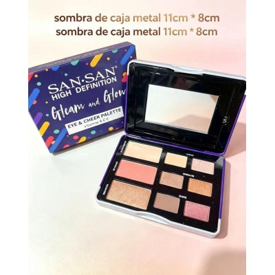 8MA-S01 PALETA SOMBRA CAJA METAL AAA
