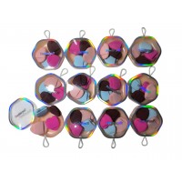 2MA-0005 BORLA DE MAQUILLAJE PEQUEÑA X 4 PCS 