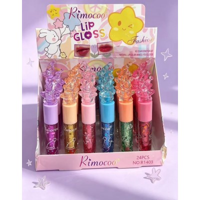 8MA-1403 LIP GLOSS DE ESTRELLITA RIMOCOO X24 PCS