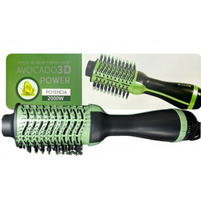 2EL-0017 CEPILLO SECADOR Y MODELADOR AVOCADO3D POWER 