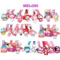 P14-003 LLAVERO ANIMADO DE MY MELODY Y CINNA SURTIDO 