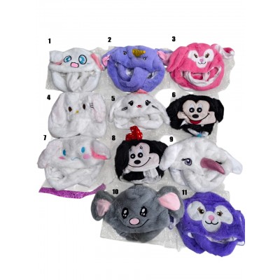A4-018 GORRO DE OREJAS MOVILES KAWAII