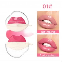 1MA-2344 SET BRILLO MAGICO CON FORMA DE BESO QIBEST X 3 TONOS