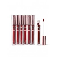 9MA-9011 PAQUTE LABIAL LIQUIDO MATTE COLOR ROJO PUDAIER X 6PCS 
