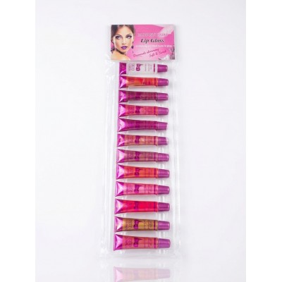 9MA-9019 BRILLO LABIAL CON COLOR ROMANTIC MAY X 12PCS