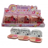 3MA-032 PALETA DE SOMBRA HELLO KITTY MISS GLISTEN X 12 PCS 