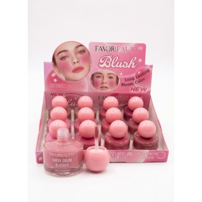 9MA-9118 RUBOR LIQUIDO FAVOR BEAUTY X12 PCS 