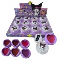 MA-R1705 RUBOR EN CREMA CON ESPONJA DE KUROMI CAJA 12 PCS 