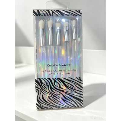 8AC-9502 AAA SET DE BROCHA ACRILICAS ANIMAL PRINT X5 