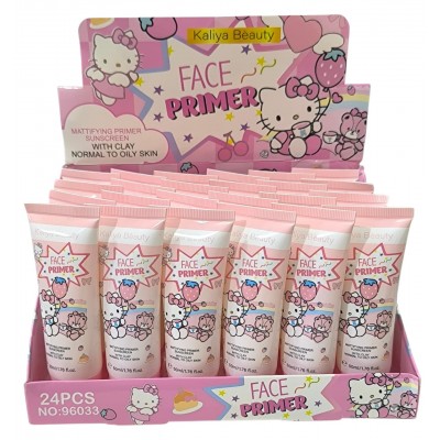 6MA-96033 PRIMER FACIAL HELLO KITTY KALIYA BEAUTY X 24PCS