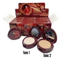 3MA-0081 DUO DE ILUMINADOR Y POLVO COMPACTO LOVE VOGUE X 12 PCS