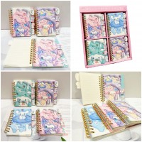 A6-020 CAJA MINI LIBRETAS KAWAII DE SANRIO #C 9CM 