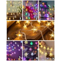 A6-115 LUCES DE NAVIDAD USB CON FORMITAS  6 METROS 40 BOMBILLOS