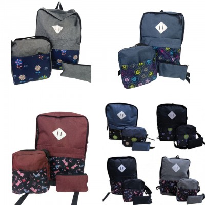 ★2BB-7018 SET DE BOLSO DE CABALLERO 3 PIEZAS #K