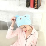 C-085 GORRO DE SECADO DE CABELLO CON DISENO DE OSO