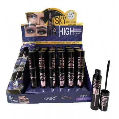 5MA-8507-2 MASCARA DE PESTAÑA WATERPROOF SKY HIGH NEGRO X 25PCS