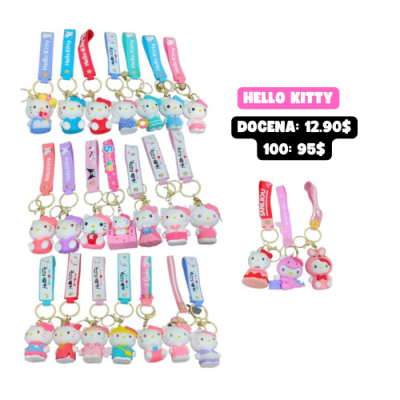 P14-002 LLAVERO ANIMADO DE HELLO KITTY SURTIDO 