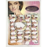 H-093 UNAS POSTIZAS BLANCAS BALLERINA CARTON 24 PAC