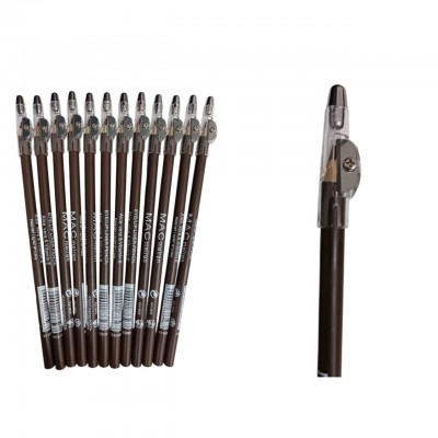 5MA-6567 LAPIZ DELINEDOR MAC MEIREN CON SACAPUNTAS X 12 PCS 