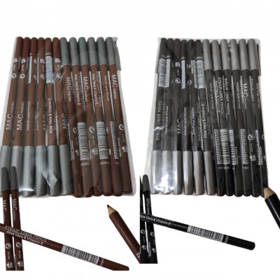 5MA-5320 LAPIZ DELINEADOR DE OJOS ALOE VERA Y VITAMUNA C MARRON 12PCS