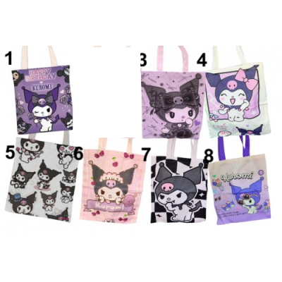 3BB-019 BOLSO DE LONA KUROMI Y MELODY 40*35CM #D