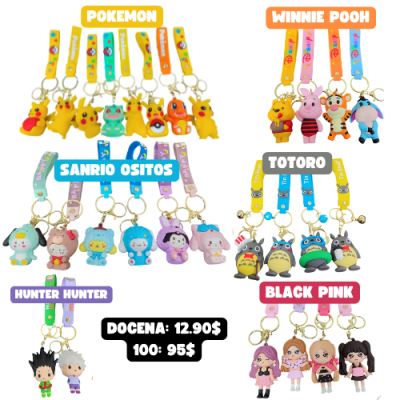 P14-004 LLAVERO KAWAII ANIMADO SURTIDO POR CATEGORIA #A