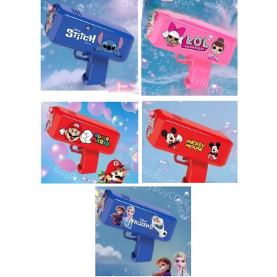 A13-049 PISTOLA DE BURBUJAS ANIMADOS 21*7.5*16CM