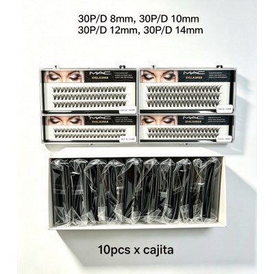 7MA-PES01  CAJA PESTANA VOLUMEN RUSO MAC X10 UNID