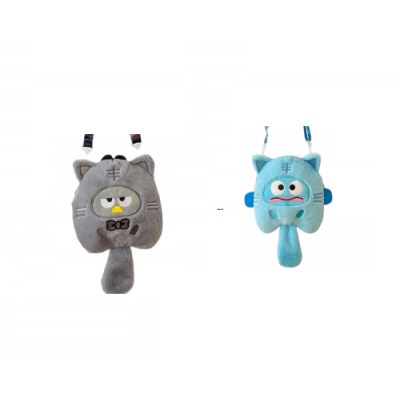 A5-133 CARTERAS DE PELUCHE PARA NIÑAS DE SANRIO CON COLA 30CM * 18CM 