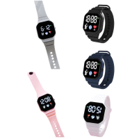 A5-161 RELOJ DIGITAL CUADRADO DE DAMA #B