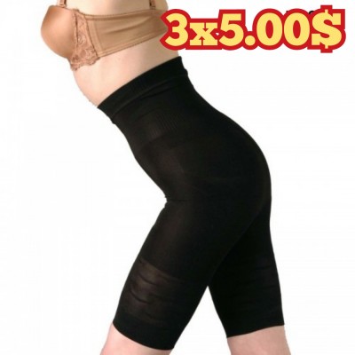 M-067 FAJA LEVANTA GLUTEOS NEGRO X3