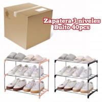 Z-10 ZAPATERA CUADRADA DE 3 NIVELES 