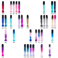 A14-016 100g 48inch KANEKALON EXTENCIONES PARA HACER TRENZAS CALIFORNIANAS