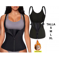 6TR-6405 FAJA REDUCTORA CHALECO CON BROCHES Y CIERRE PARA DAMAS