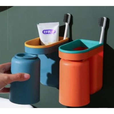 V-05 ESTANTE DE CEPILLO DE DIENTES CON TAZA DE CEPILLADO 