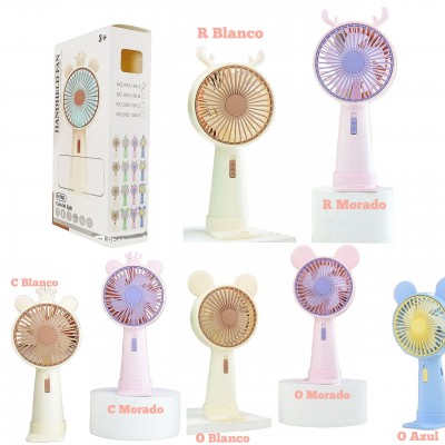A3-063 VENTILADOR PORTATIL RENO, OSO Y CORONA