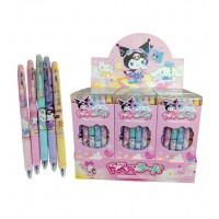 A12-070 BOLÍGRAFOS DE GEL AZUL CON BORRA  DE SANRIO 144PCS 