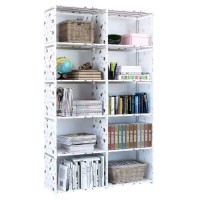 A13-010 ESTANTE DE LIBROS DE 10 ESPACIOS 80*155*29 CM