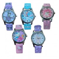 A13-026 RELOJ ANIMADO SANRIO DE CUERO ELECTRONICO 