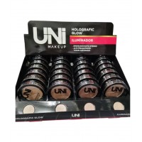 A13-018 ILUMINADOR HOLOGRAFICO UNI MAKEUP CAJA X 24 UND