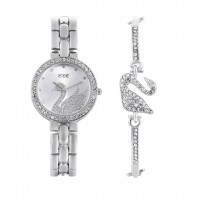 ★1-071 RELOJ CON PULSERA PARA DAMA DE CISNE 